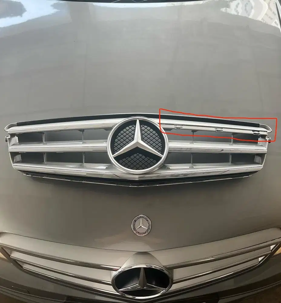 Jual Grill Mercedes Benz W204 - Original Chrome