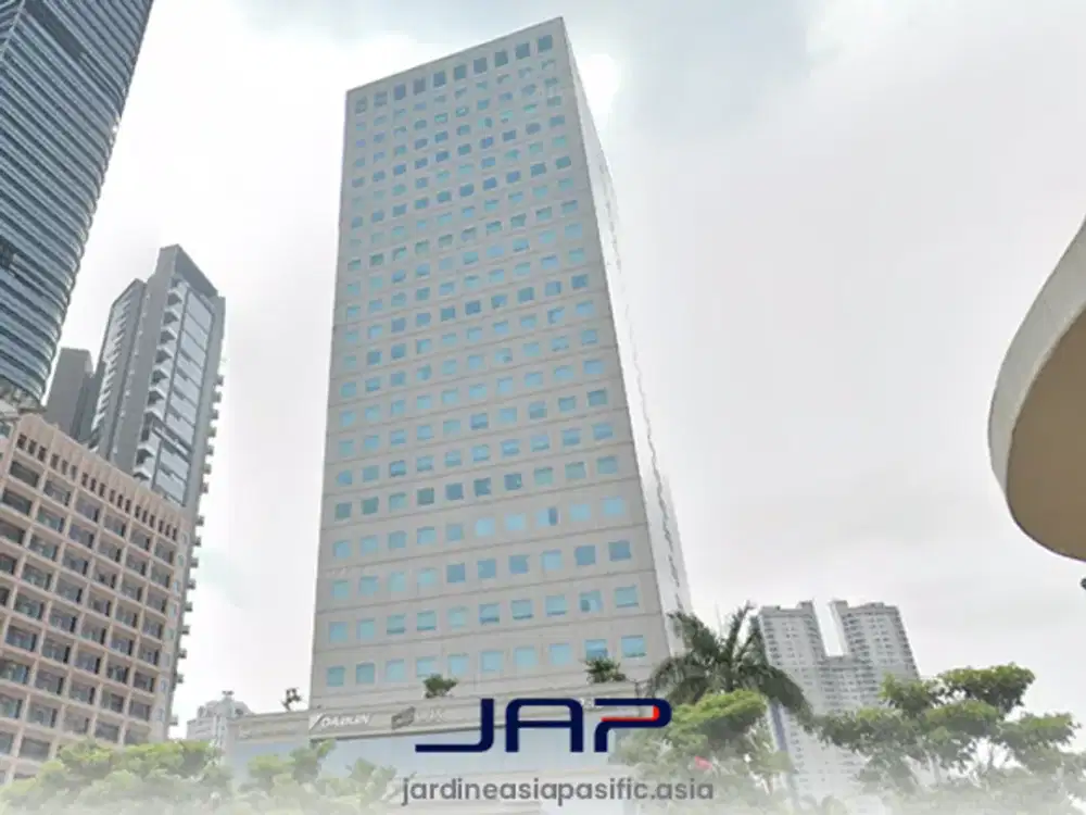 Kantor di Wisma KEIAI Luas 500 sqm Fitted Area Sudirman Dekat Transjakarta