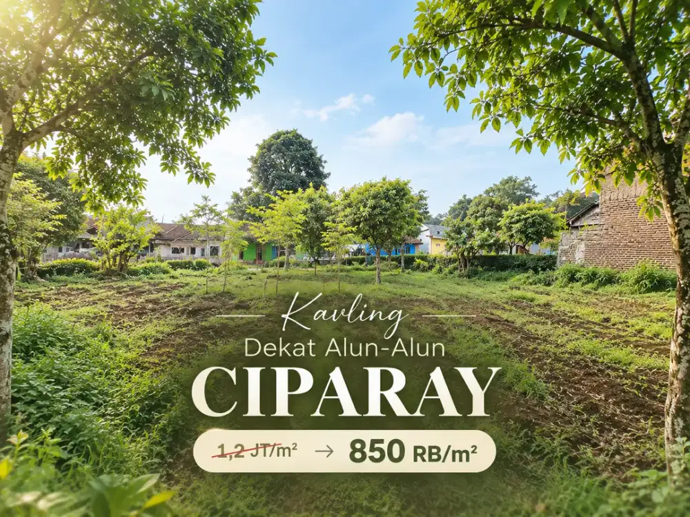 Tanah di Kawasan Ciparay, Dekat Alun-Alun