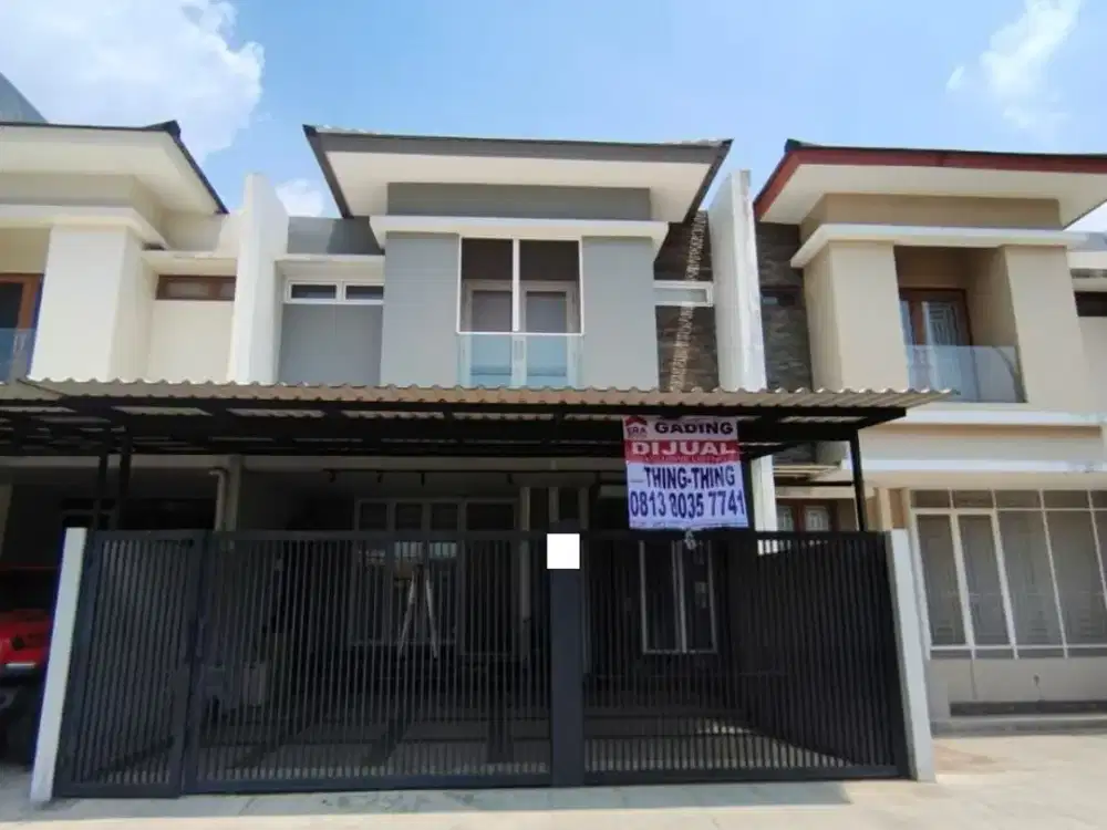 Ss.3926 - Murah !! Dijual Rumah Exclusive Listing 7x16 Siap Huni Jalan 3 Mobil Hadap Timur di Pelangi Gading Residence