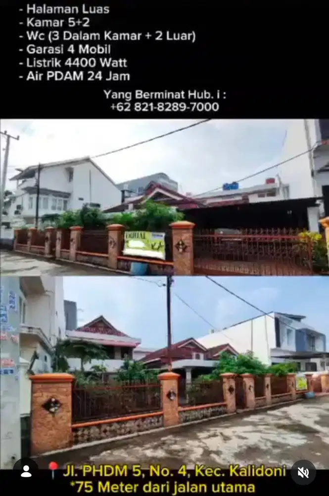 Di jual CEPAT, LT500, LB400.Rumah bebas banjir, 2M nego Palembang