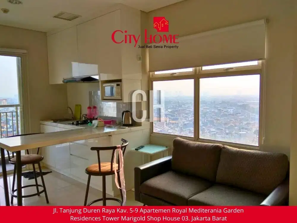 Dijual Apartemen Full Furnished 2 BR di Madison Park