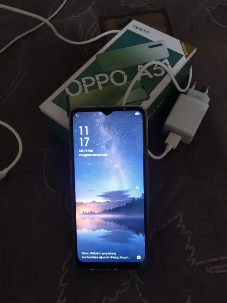 Hp oppo a31 ram 8 mulus segel pemakaian 2bulanan