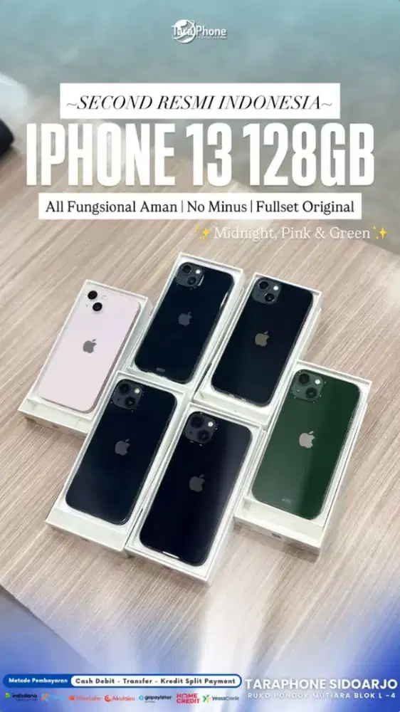 ip 13 128GB Second Resmi