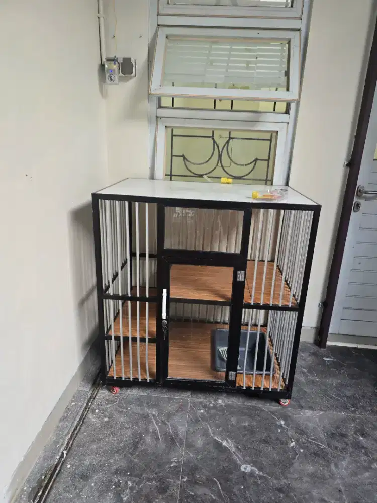 Kandang kucing 2 tingkat