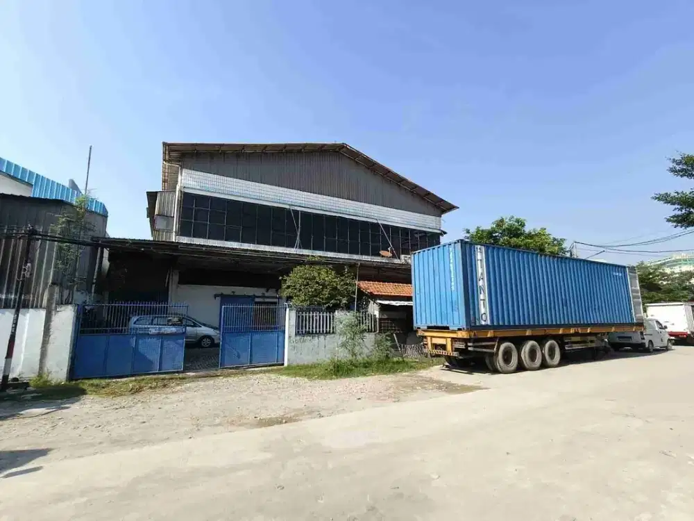 Gudang dan kantor 3 lantai aktif siap pakai dijual cepat kawasan pergudangan strategis Pluit Penjaringan Jakarta Utara