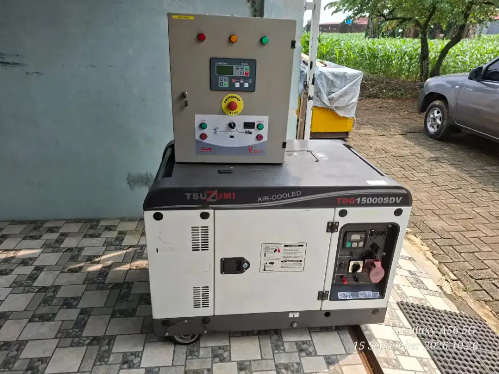 JUAL GENSET 12 KVA SILENT