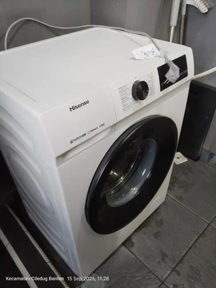 Mesin Cuci Hisense kondisi 95% mulus