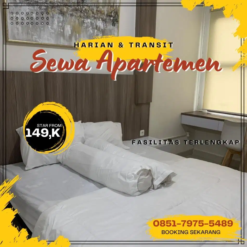 SEWA HARIAN/TRANSIT APARTEMEN BASSURA CITY JAKARTA TIMUR TERMURAH