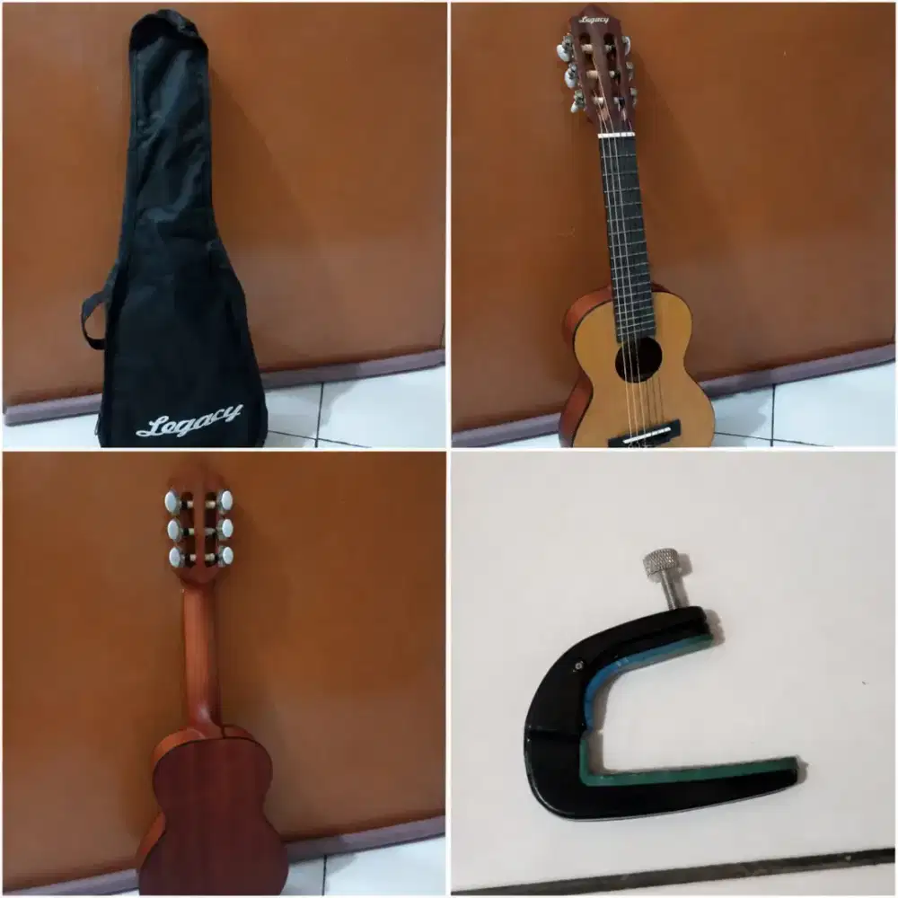 Guitarlele Merk Legacy + Capo + Tas