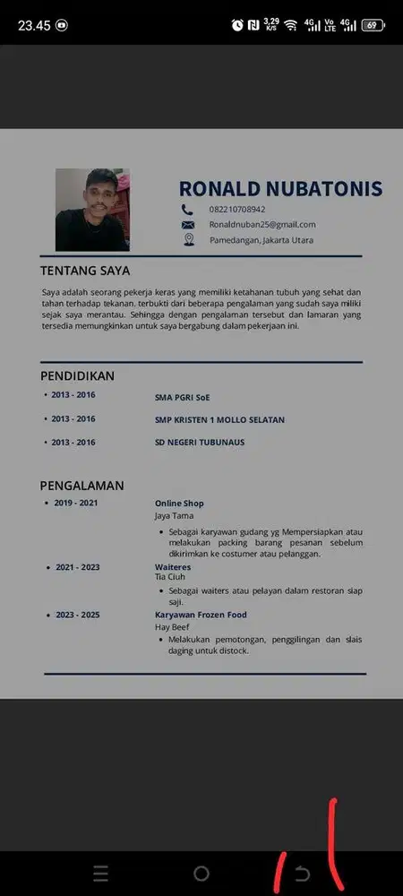 Sedang mencari pekerjaan