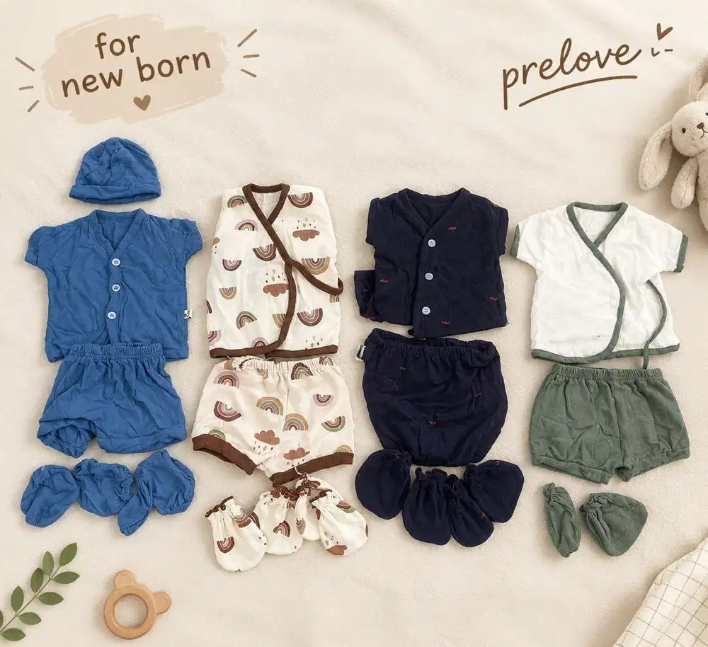 Baju Bayi set Newborn take all