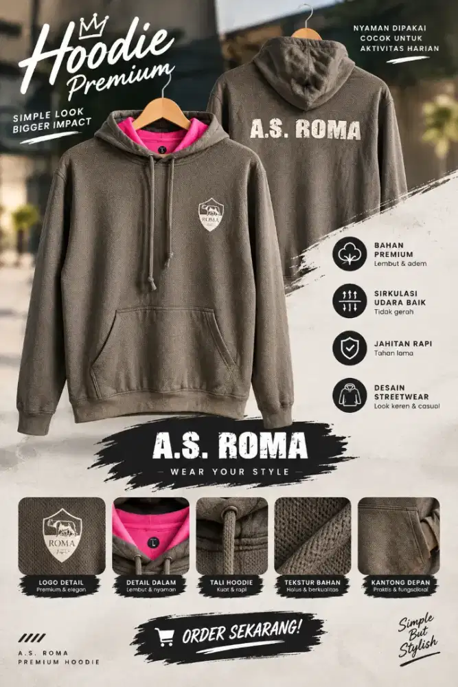 Hoodie Premium Cewek