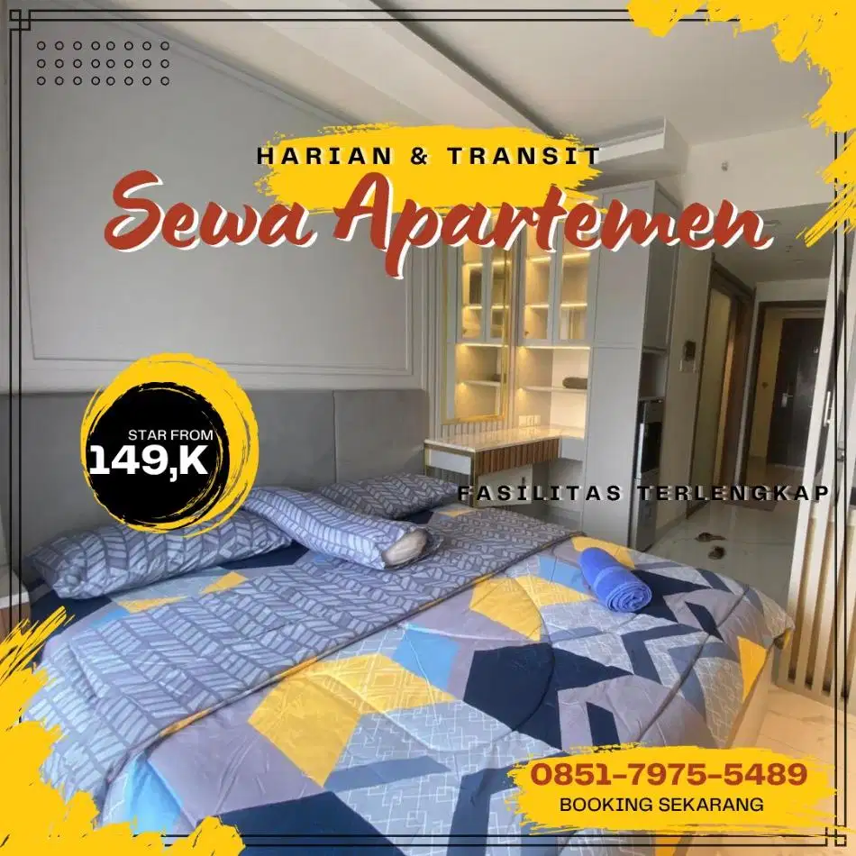 SEWA APARTEMEN KALIBATA CITY HARIAN/TRANSIT TERMURAH JAKARTA SELATAN