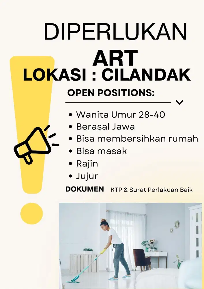 ART Tinggal di Rumah