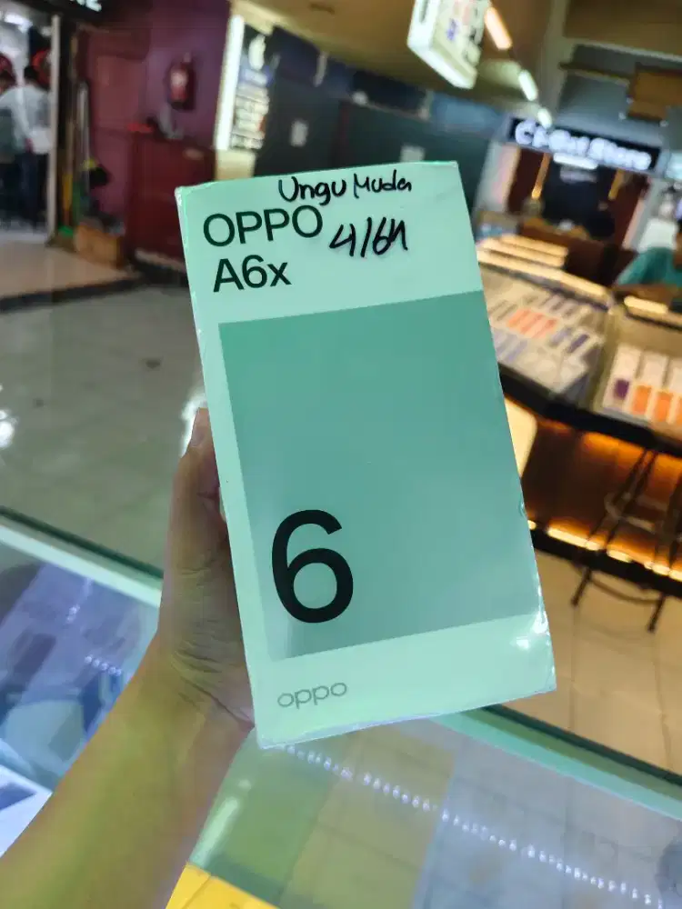 Promo Oppo A6x 4/64, 4/128 New Garansi Resmi