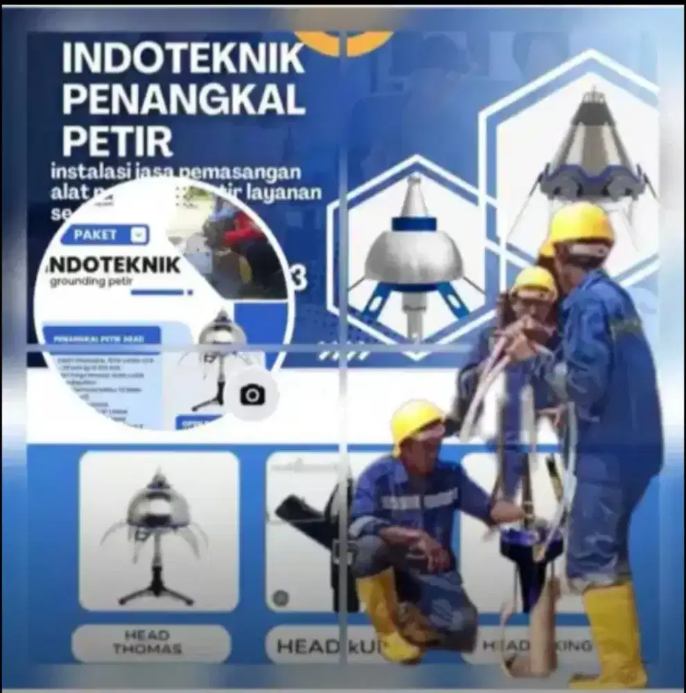 Teknisi ijasa ahli pasang anti penangkal petir Menteng Pasar Baru