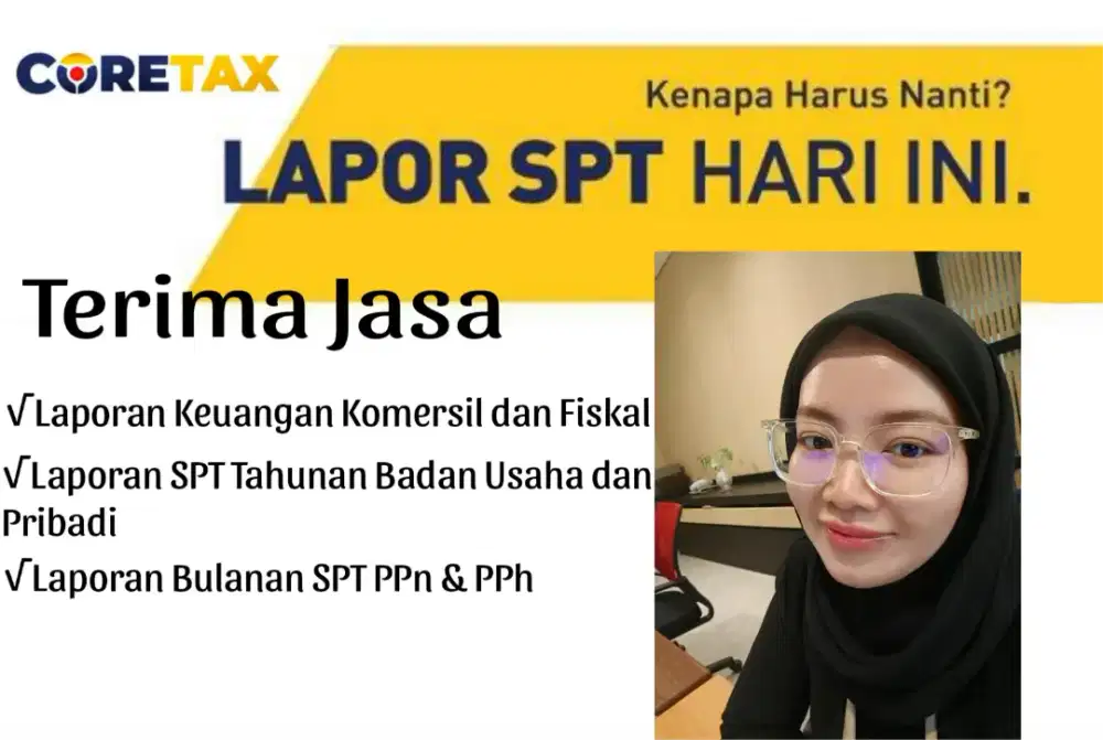 Jasa Lapor Pajak Badan Usaha, Pajak Pribadi dan Laporan Keuangan