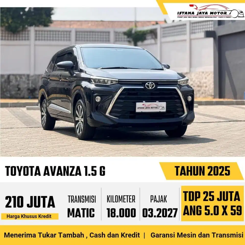 Toyota Avanza 1.5 G at 2025