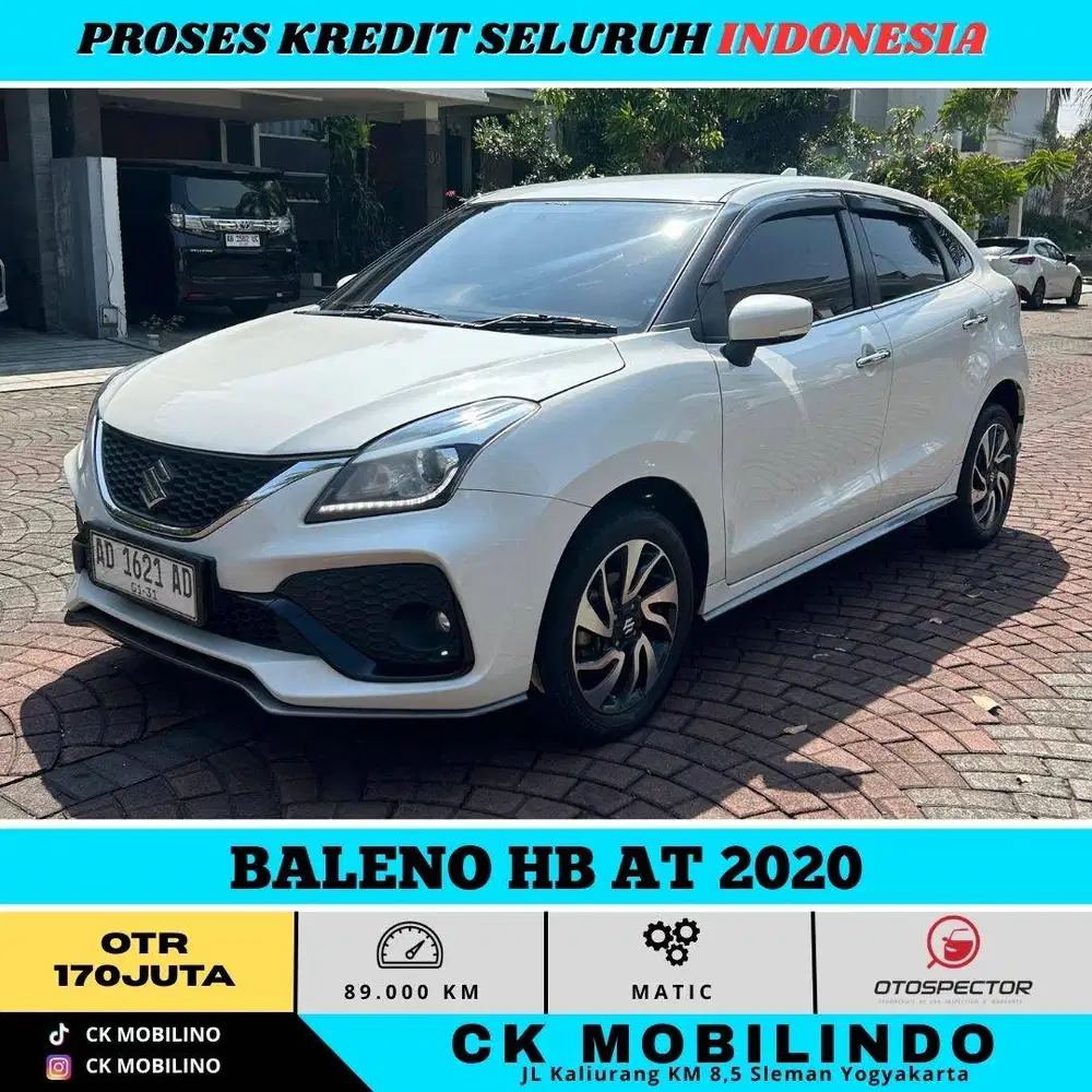 BALENO HB AT 2020 PUTIH PEMAKAIAN 2021