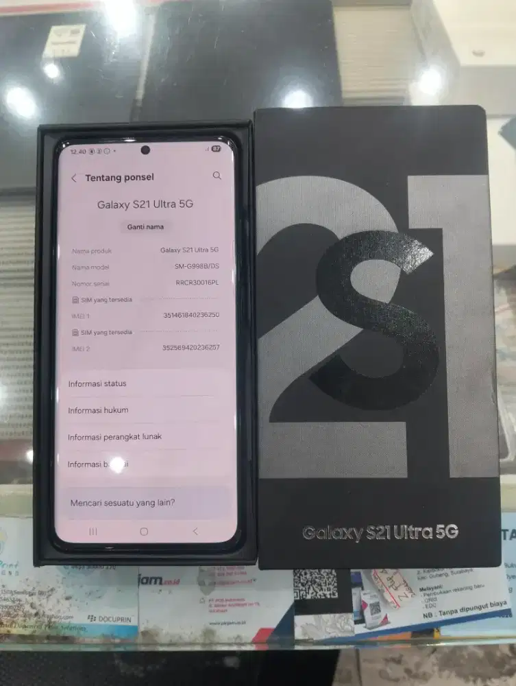 Samsung S21 Ultra 5g 12 256