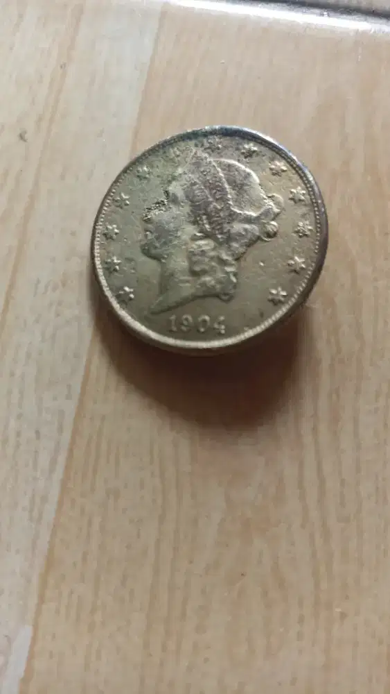 Koin kuno liberty usa 1904