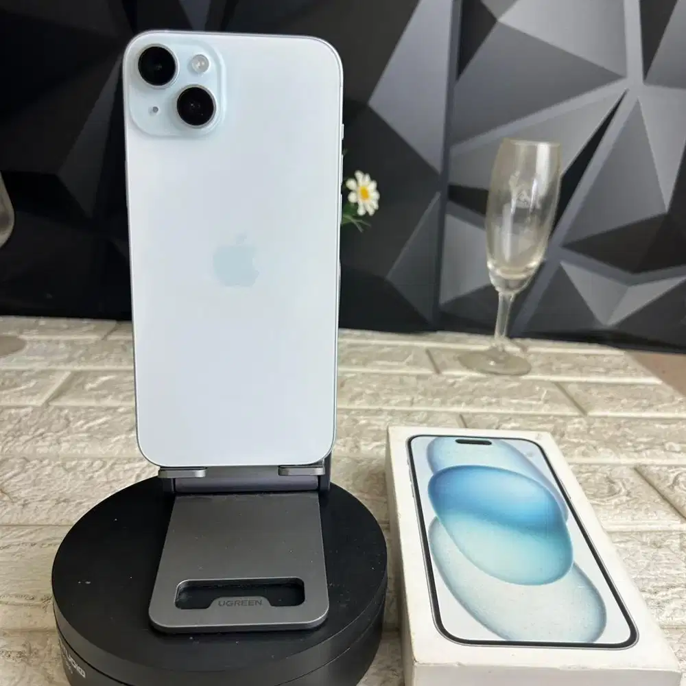 iphone 15 plus 128gb ex ibox Fullset ori bisa COD dan TT