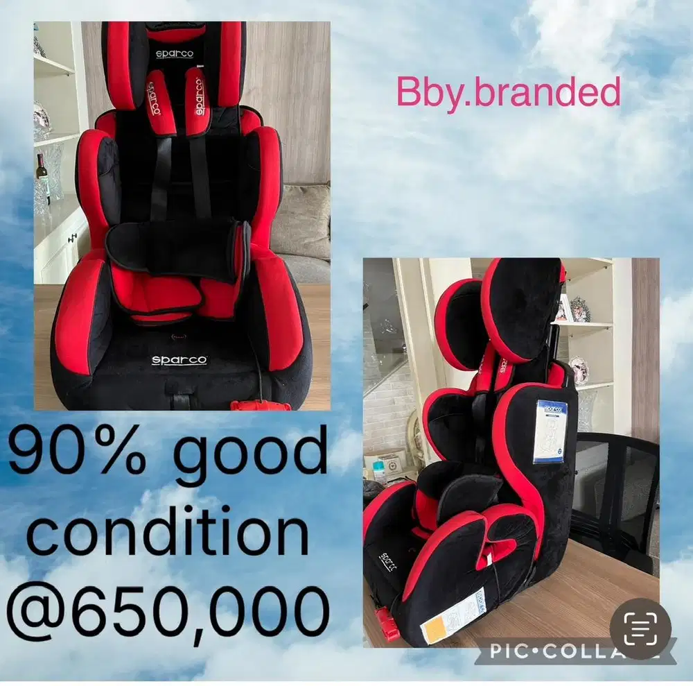 Carseat sparco merah