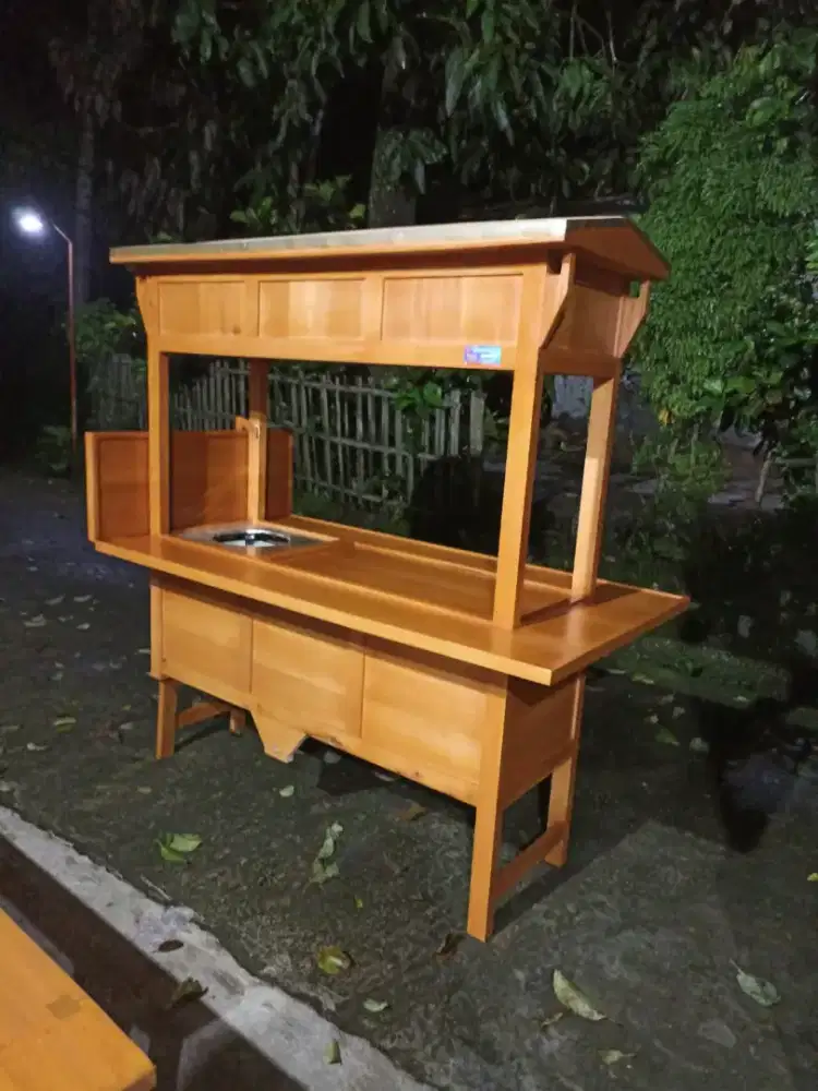 Gerobak Angkringan Bakso Mie Ayam PeceL Bubur Sate Martabak Ronde dlL
