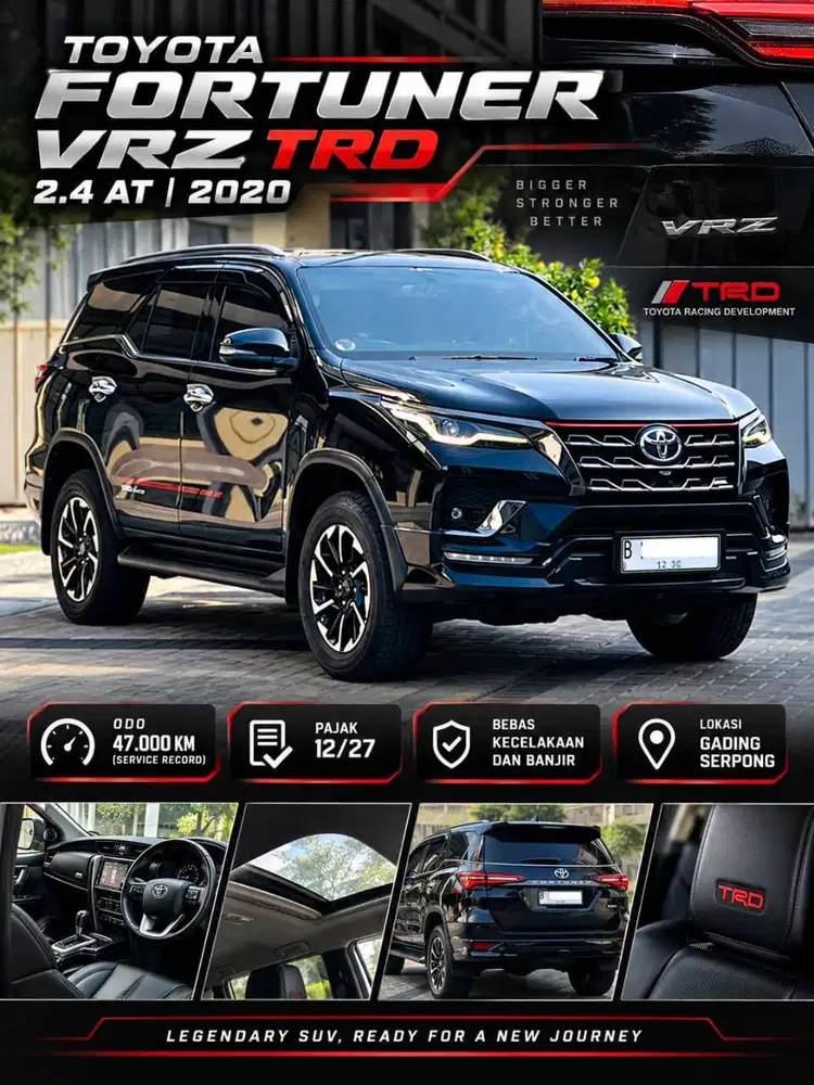 FORTUNER VRZ TRD 2.4 AT 2020