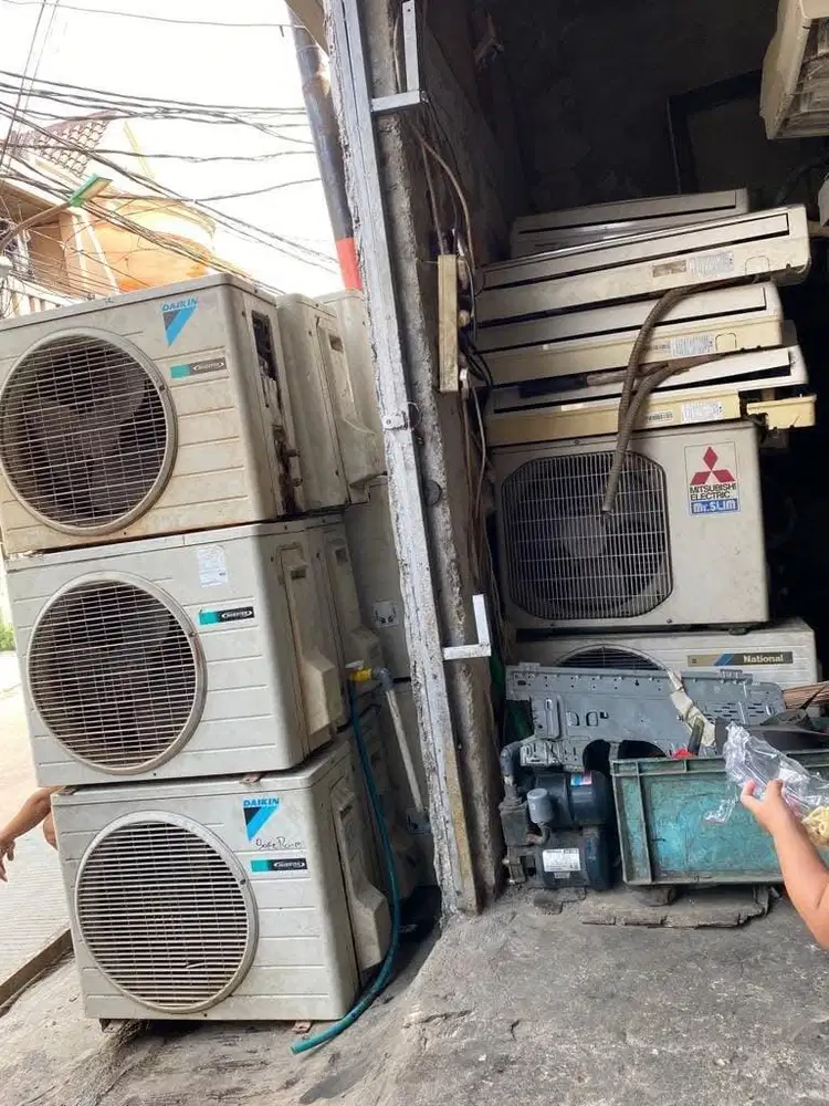 Terima ac bekas mati rusak dll