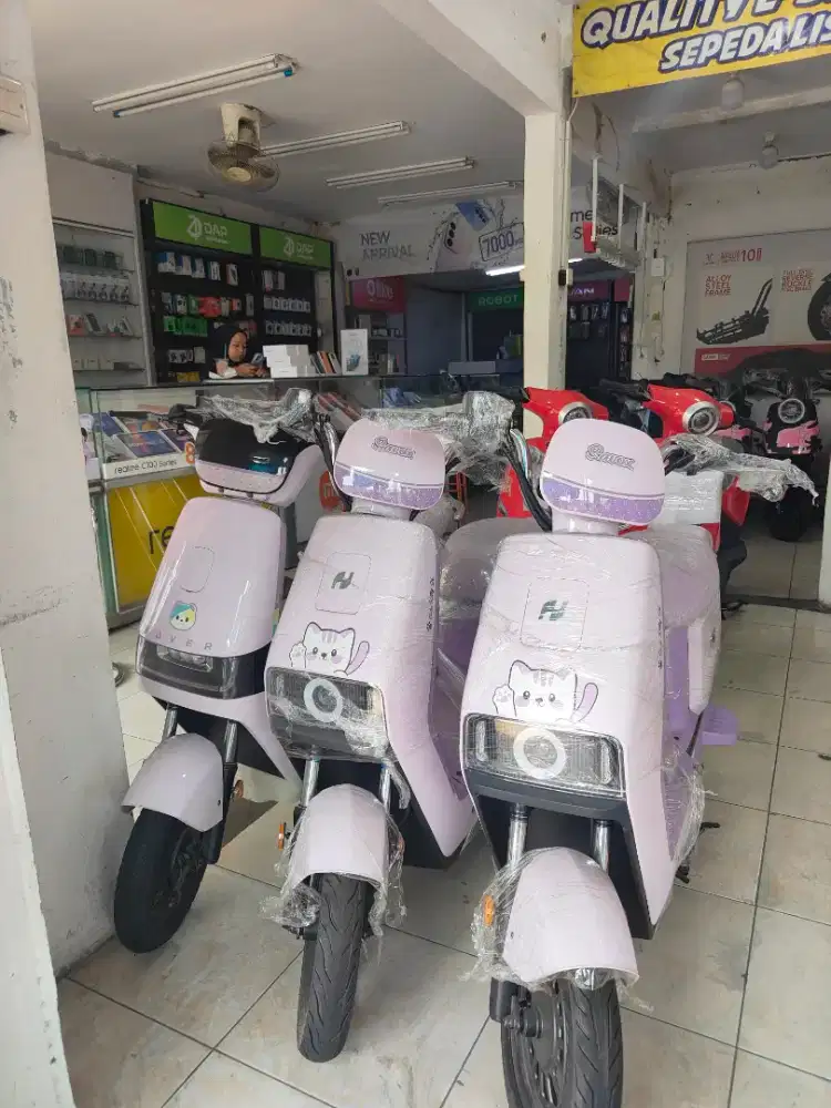 SEPEDA LISTRIK NUV S6 SAVOX GARANSI RESMI NUV