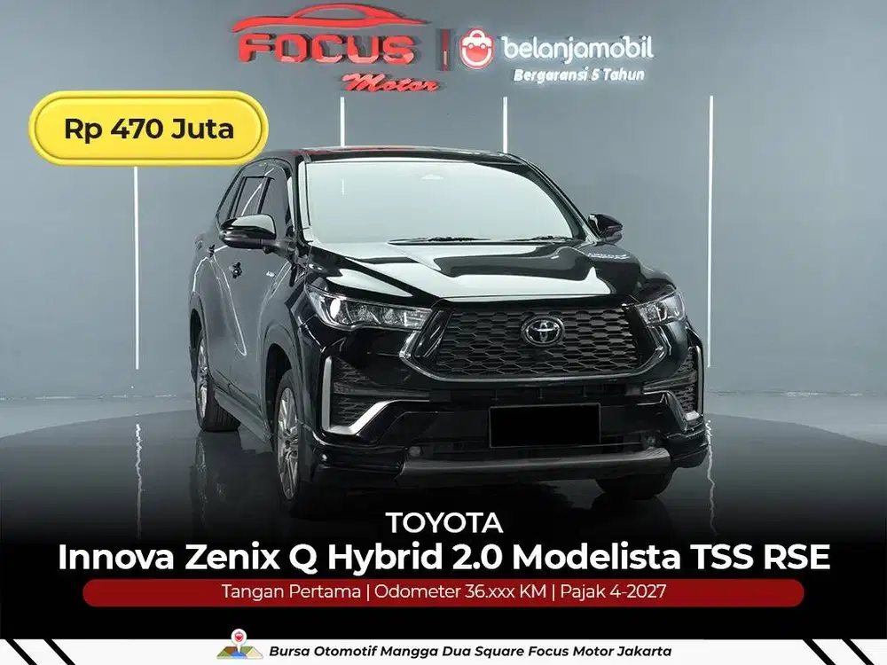 [ GARANSI 5THN ] Toyota Innova Zenix Q Hybrid Modelista 2023/2024/2025