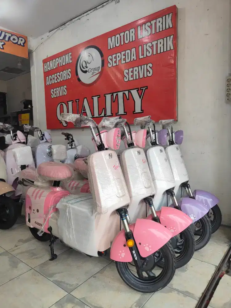 SEPEDA LISTRIK NUV F1 SPIVA GARANSI RESMI NUV