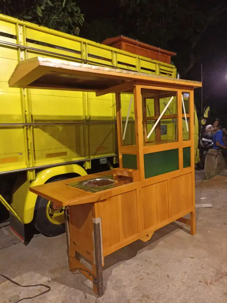 Gerobak Angkringan Bakso Mie Ayam PeceL Bubur Sate Martabak Ronde dlL