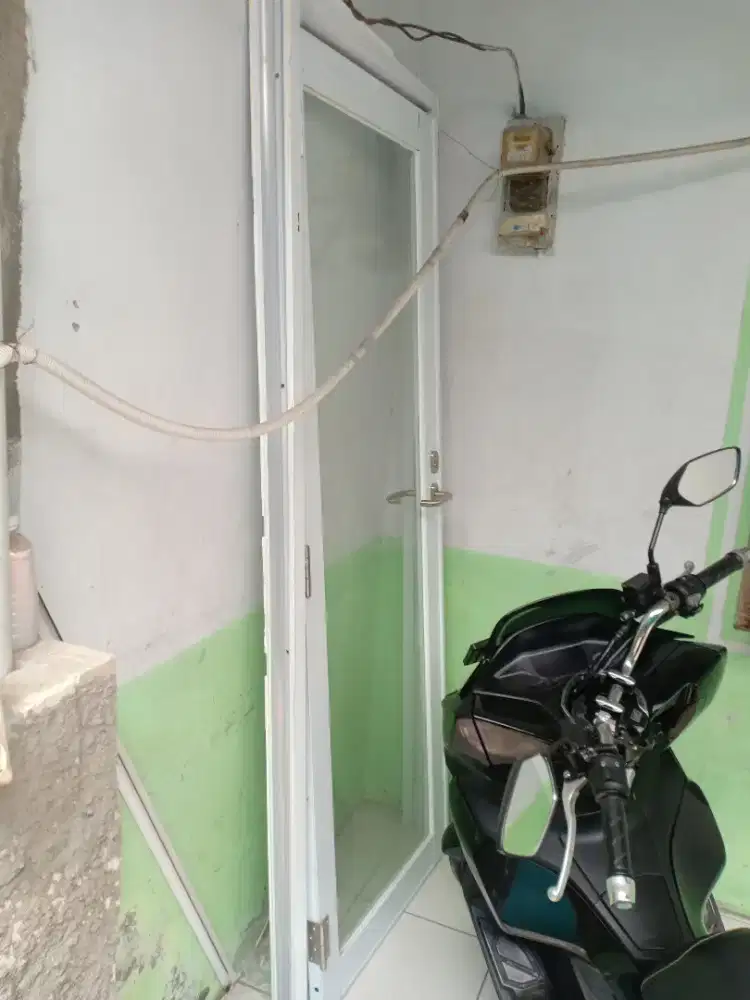 PINTU ALMUNIUM KACA 220x80