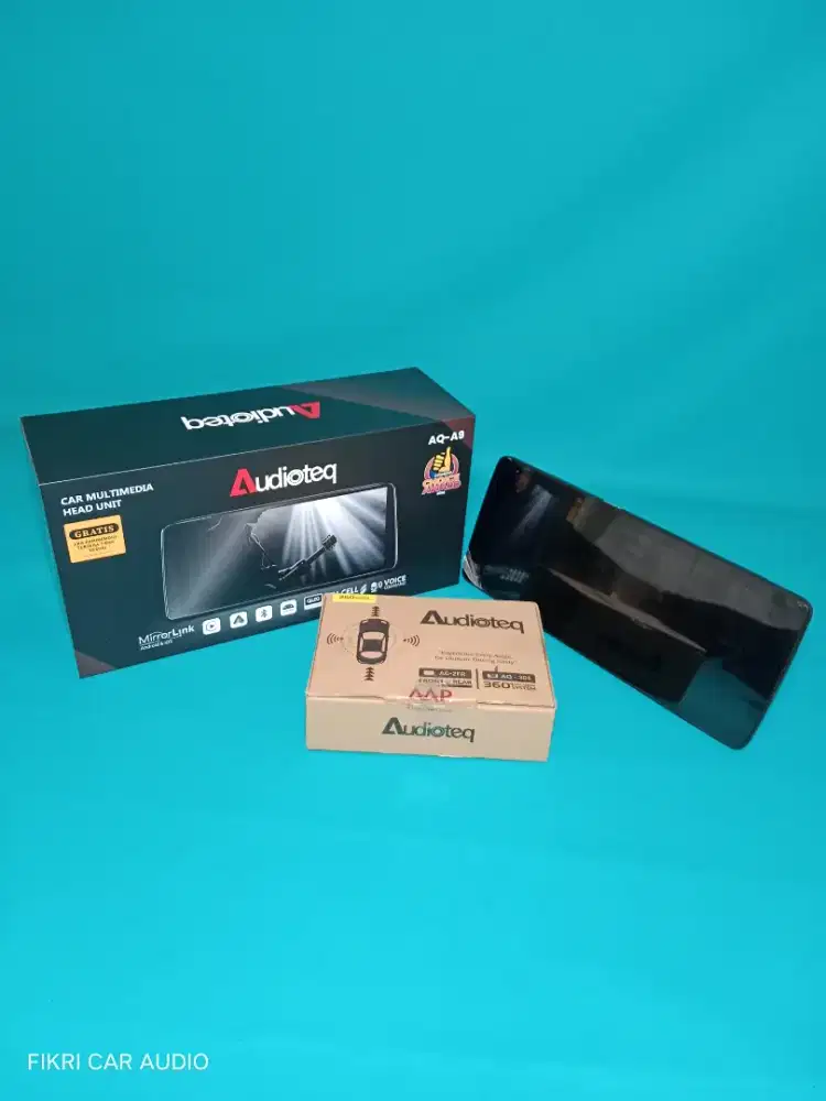 Ples Pasang Head Unit Android Audioteq AQ-A9 12Inch 4/128 & Camera 360