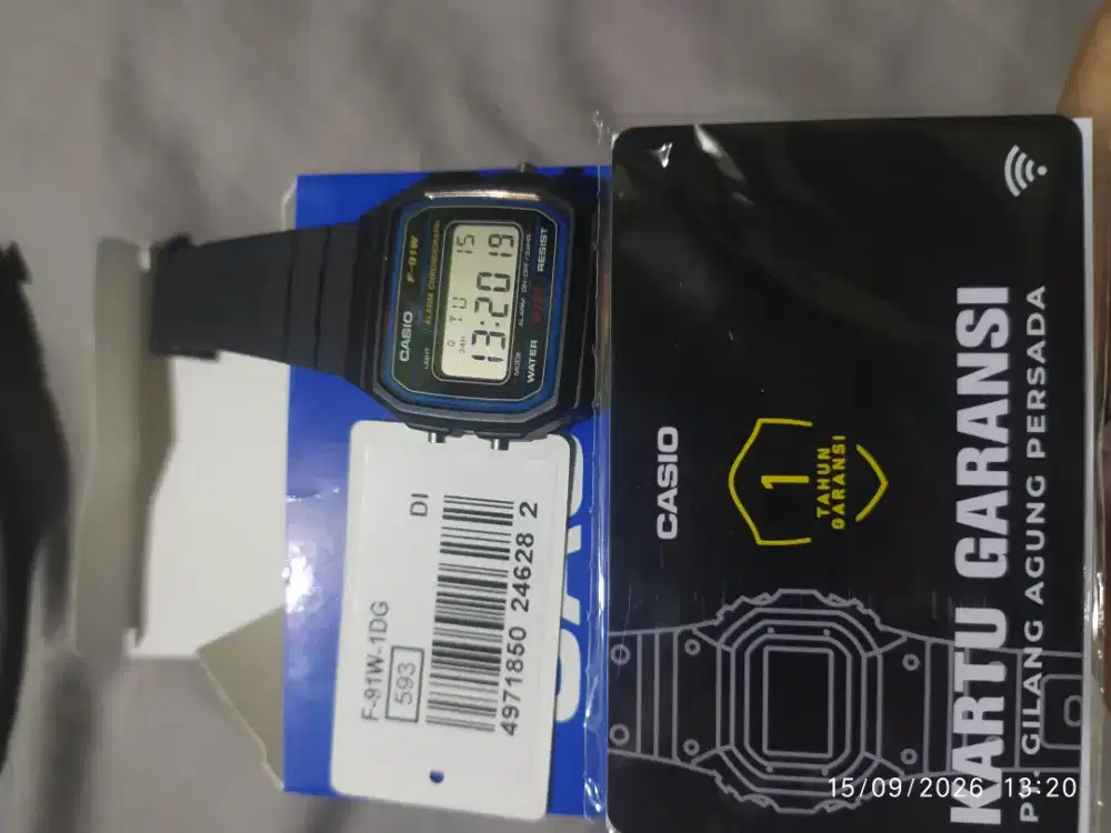 Jam Tangan Pria Casio F-91W-1DG