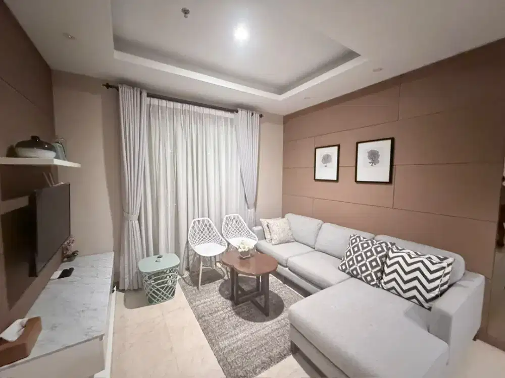 TERMURAH APARTEMEN 2 BR FURNISHED HEGARMANAH RESIDENCE TYPE ONYX BANDUNG