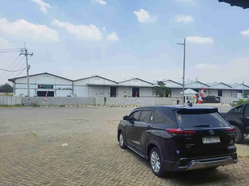 Kawasan kirana utama siap Pergudangan Multiguna tanah kavling masing2 luas bisa bangun gudang pribadi..