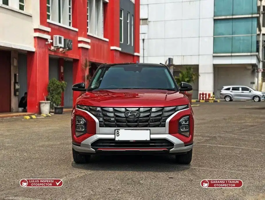 Hyundai Creta Prime 1.5 IVT Twotone (Type Tertinggi) 2022 Merah Hitam