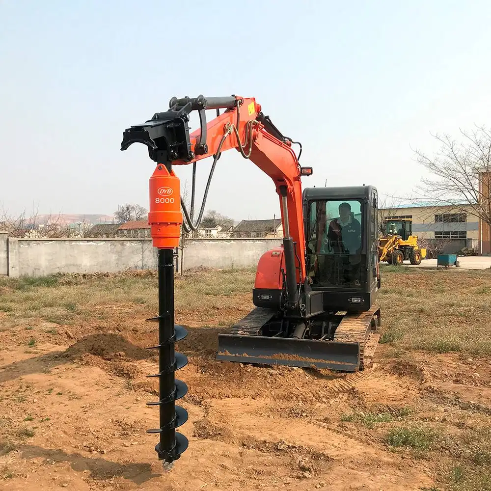 Excavator Auger DYB-8000 Excavator 6-9 Ton