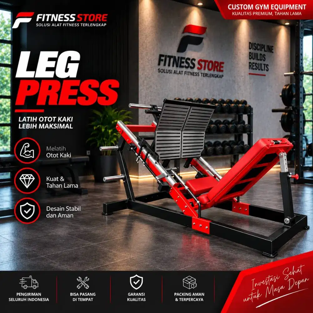 Jual Leg Press Alat Fitness Surabaya | Gym Equipment Premium