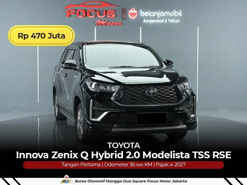 [ GARANSI 5THN ] Toyota Innova Zenix Q Hybrid Modelista 2023/2024/2025