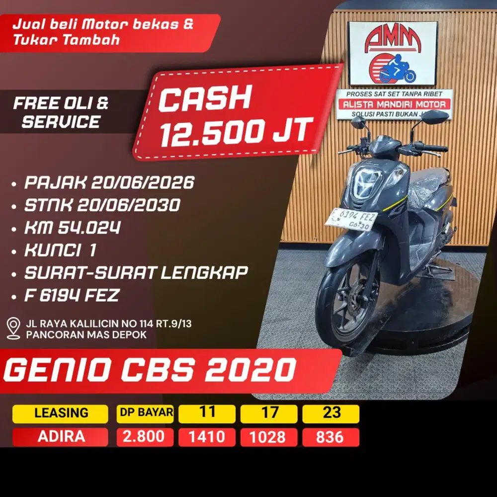 GENIO CBS 2020 CASH / KREDIT ALISTA