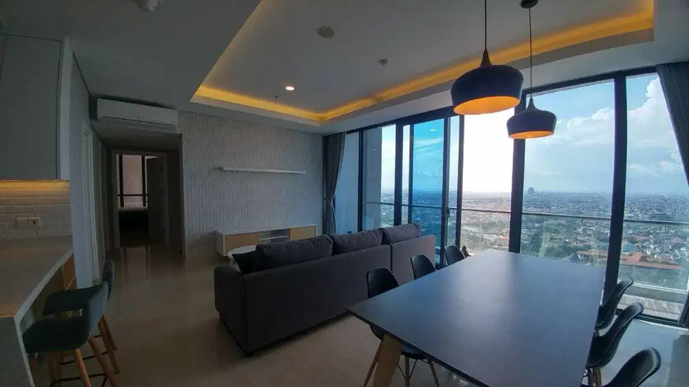 SEWA TAHUNAN APARTEMEN VOILA CIPUTRA WORLD 3 KAMAR TIDUR MEWAH