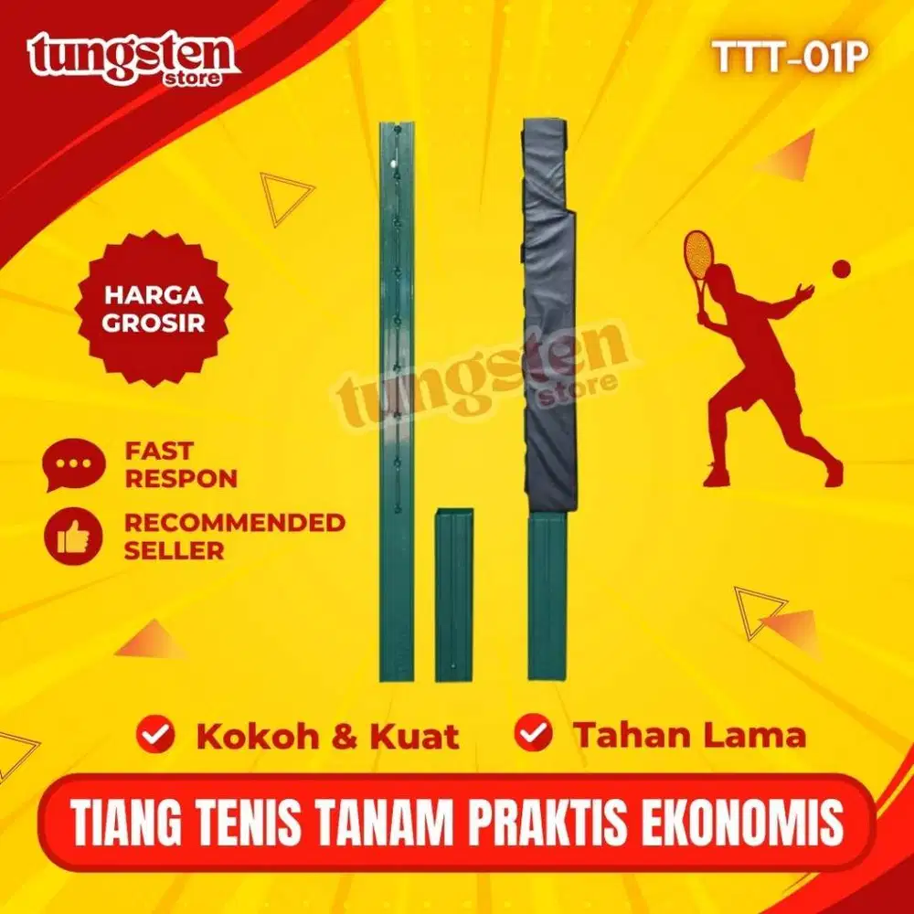 Tiang Tenis Tanam TTT-01P Atlet Promo