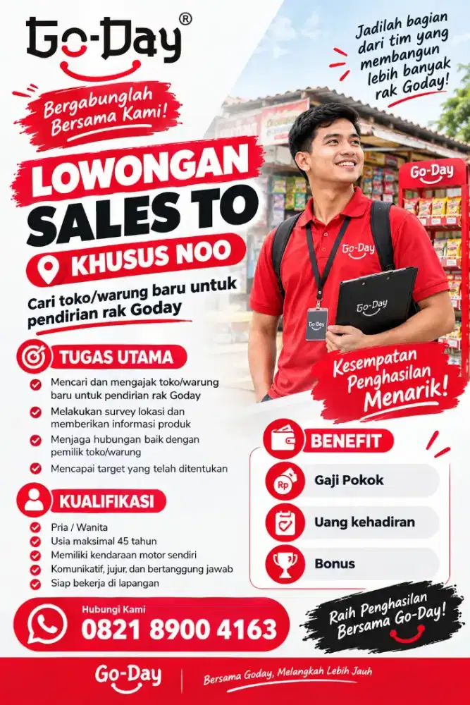 Sales NOO RAK (new open outlet)