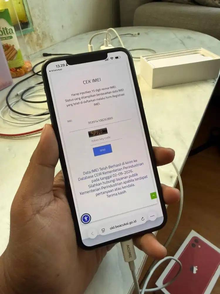 Iphone 11 promax 256 beacukai ibox resmi