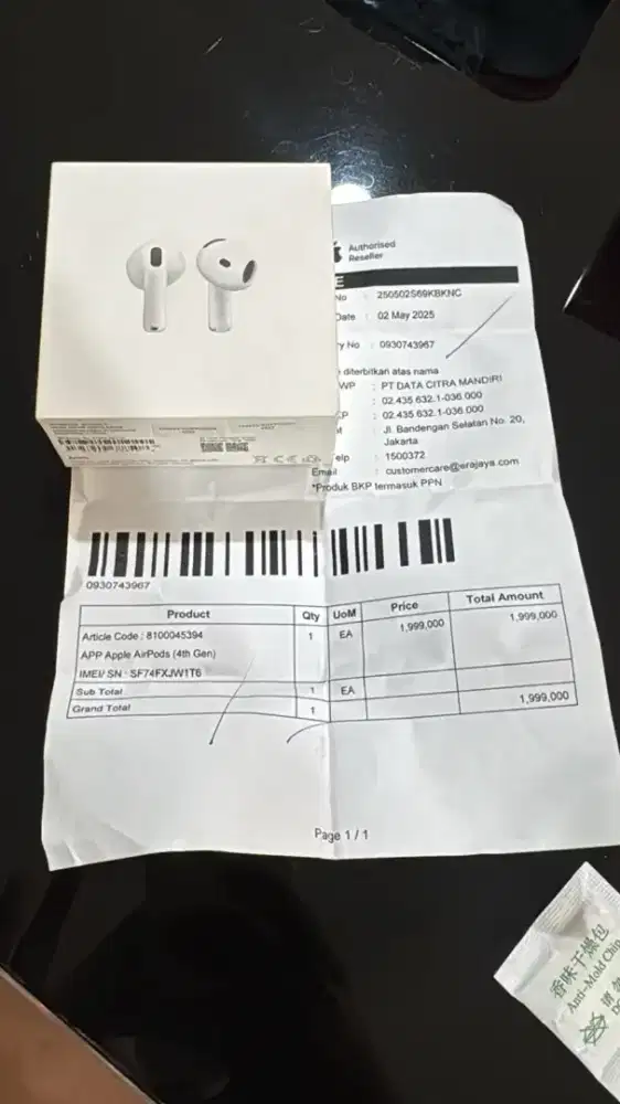 APPLE AIRPODS 4TH GEN